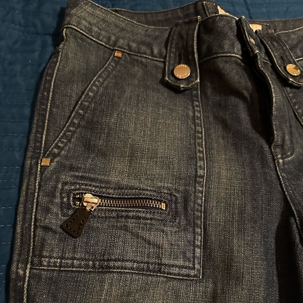 Karen Millen fit & flare jeans mid rise.